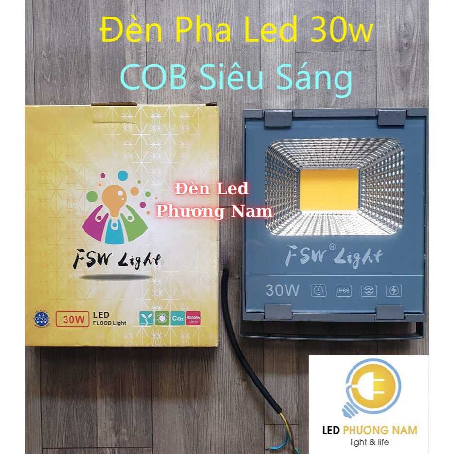 [FSW] Đèn Led Pha 30w Siêu Sáng