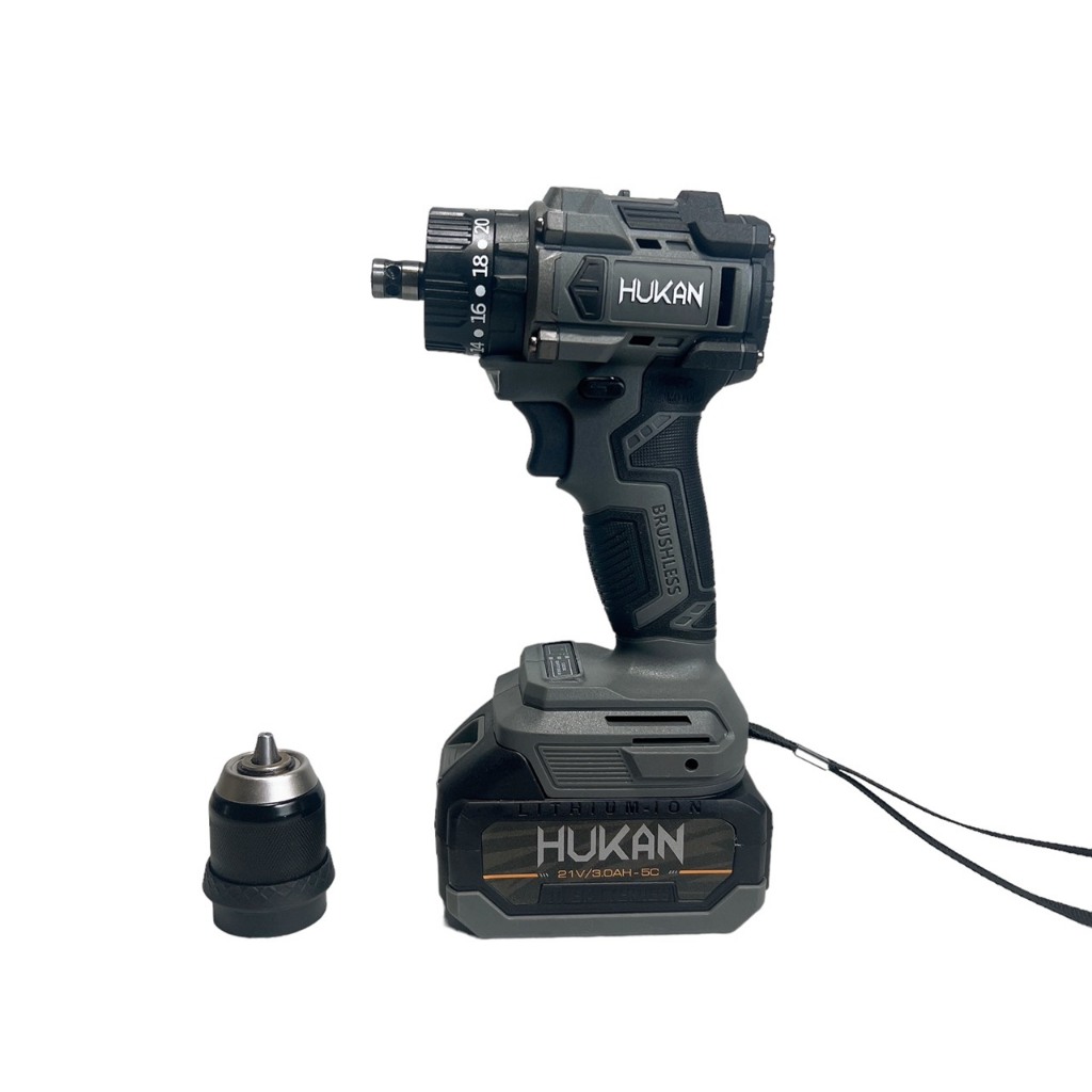 [HUKAN GEN 2] Máy khoan pin và vít (2 trong 1) HUKAN HM21-G2KV1155Q 3 chức năng, Động cơ không chổi 