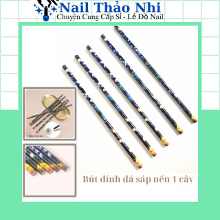 Bút chấm đá nail , bút đính đá sáp nến nail thao nhi