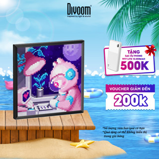 Màn hình LED Divoom Pixoo-64 64x64 pixel trang trí treo treo tường