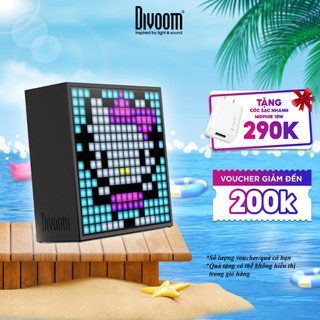 Loa bluetooth thông minh Divoom Timebox-Evo, màn hình LED 256 Full RGB