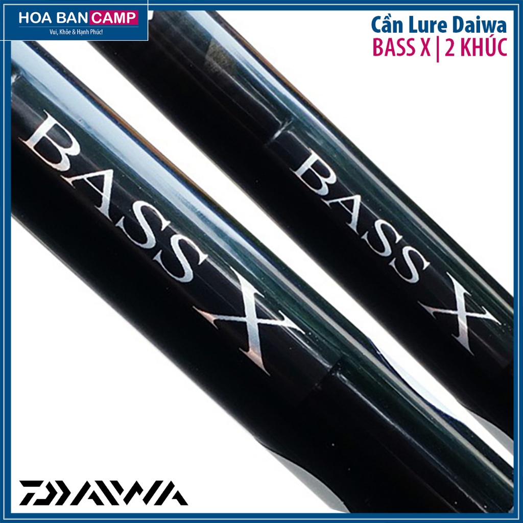 Cần Lure Daiwa Bass X | 2 Khúc