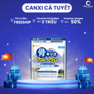Bột Canxi Từ Cá Tuyết Nhật Bản Fine Japan 140G date tháng 8/2025 (mẫu mới bổ sung thêm vitamin C)