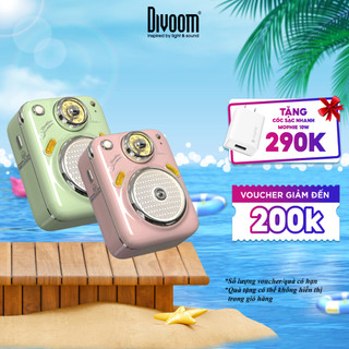 Loa Bluetooth Divoom-Beetles-FM II bản nâng cấp - Thiết kế siêu nhỏ, cổ điển