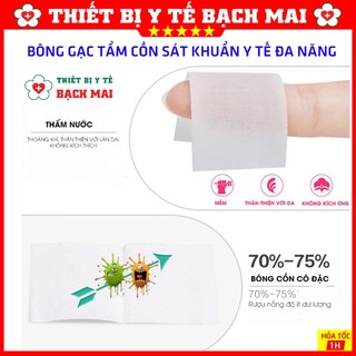 Bông Tẩm Cồn TANAPHAR 100 PCS
