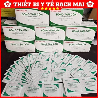 Bông Tẩm Cồn TANAPHAR 100 PCS