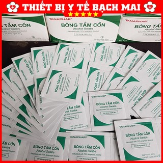 Bông Tẩm Cồn TANAPHAR 100 PCS