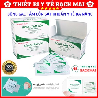 Bông Tẩm Cồn TANAPHAR 100 PCS
