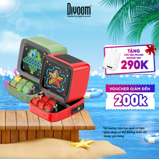 Loa thông minh Divoom Ditoo Plus 10W màn hình LED 256 Full RGB