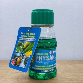 Thuốc sát khuẩn PHYSAN 20SL trừ nấm bệnh, thối nhũn, vàng lá cho Lan chai 100ml
