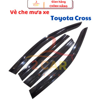 Vè che mưa xe Toyota Cross 2020 2021 2022 2023 2024Nhựa đen Thái dày cao cấp