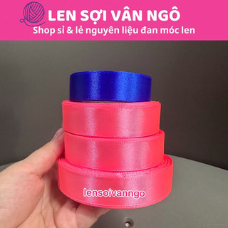 Combo 10m ruy băng lụa bản 2cm