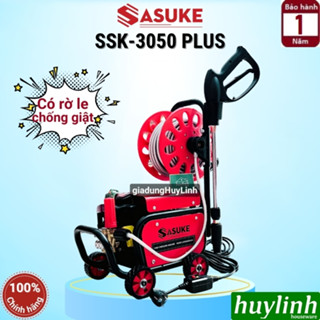  Máy xịt rửa xe Chỉnh Áp Sasuke SSK-3050 Plus - 3050W - Có chống giật - Motor lõi đồng 100% Có rulo cuộn dây 