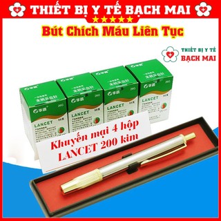 Bút Chích Máu Liên Tục - Lấy Máu Thử Tiểu Đường Và Giác Hơi .