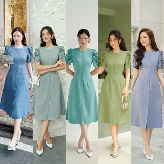 OLV - Đầm kiểu công sở Calico Dress 3 màu