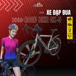 Xe Đạp Đua Tay Cong Road Bike 4TEEN CX-5 Khung Nhôm Cao Cấp Vành 27.5inch Lốp 700c 8 Tầng Lip