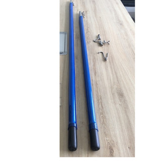 1 SÀO THI CÔNG XỎ GÔNG CÁP TREO và 2 đầu móc, SÀO INOX THI CÔNG CÁP HÀNG VIỆT NAM CAO CẤP DÀI 4.8M, 6M ( màu ngẫu nhiên)