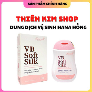 Dung dịch vệ sinh Hanayuki màu hồng VB Soft Silk - ddvs Hanayuki Hana yuki phiên bản mới