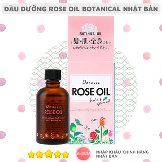 Botanical Rose Oil Nhật Bản dầu dưỡng cho tóc và body