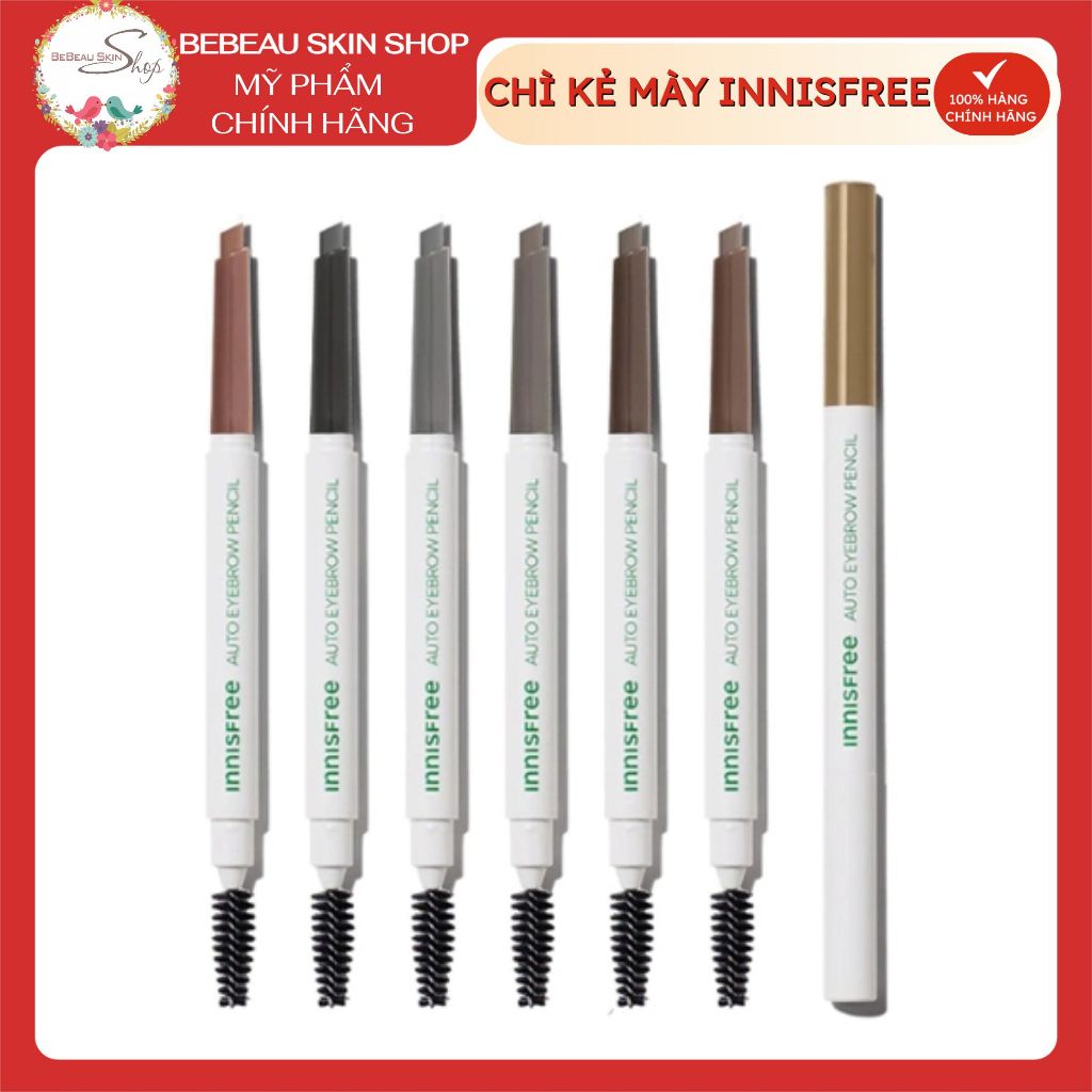 Chì kẻ mày 2 đầu Innisfree auto eyebrow pencil