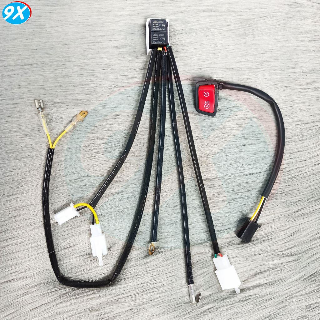 Mạch Tắt Máy Dùng Nút Tắt Máy Cùm NVX V1 Lắp Cho Ex135, NVX v1, Luvias, Mio110,...