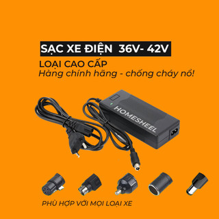 Sạc xe điện cân bằng 36V-42V Homesheel, sạc nhanh, phù hợp với mọi loại xe điện