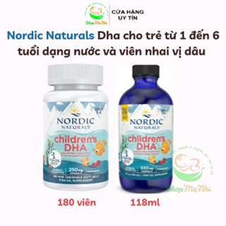 DHA cho trẻ từ 1 tuổi Nordic Naturals Children DHA 119ml.