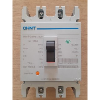 Aptomat khối CHINT MCCB 3P 160A 200A, 250A