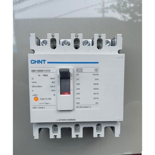 Aptomat khối CHINT MCCB 3P 160A 200A, 250A