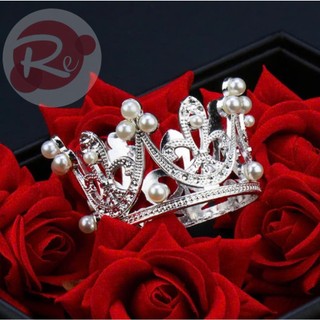 [SIÊU RẺ❤️] – Vương Miện Nhỏ (Nhựa) - Bạc - Trang trí bánh sinh nhật bánh kem