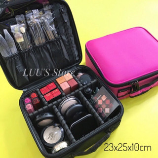 Cốp Make Up Size Nhỏ Cá Nhân - Cốp Vải Thanh Cứng [Kích thước: 23x25x10cm]