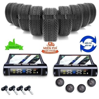 ⚡Chip nhập từ Đức⚡ Cảm biến áp suất lốp ô tô, đồng hồ đo áp suất lốp TPMS cao cấp
