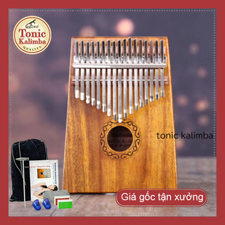 Đàn piano Kalimba bằng gỗ 17 phím sử dụng bằng ngón tay cái Full quà tặng chương trình Tháng 7/2020