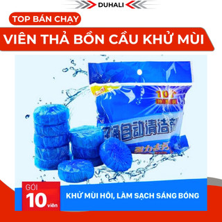 [Combo 40] Viên Thả Bồn Cầu - Viên Tẩy Bồn Cầu - Vệ Sinh Toilet, Diệt Khuẩn, Khử Mùi, Giúp Thơm, Làm Sạch Bệ Xí - Duhali