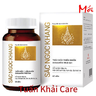 Sắc Ngọc khang hộp 60 viên giúp cân bằng nội tiết hạn chế lão hoá da, giúp sáng da, không còn tàn nhan