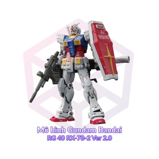 Mô hình Gundam Bandai RG 40 RX-78-2 Ver 2.0 1/144 MS Gundam [GDB] [BHG]