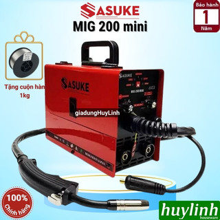 Máy hàn Sasuke MIG 200 mini - 3 chức năng - Tặng kèm 1 cuộn dây 1kg