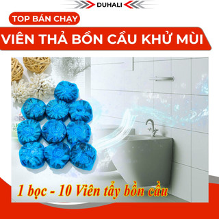 [COMBO 20] Viên Tẩy Bồn Cầu - Viên Thả Bồn Cầu - Vệ Sinh Toilet, Diệt Khuẩn, Khử Mùi, Giúp Thơm, Làm Sạch Bệ Xí - Duhali