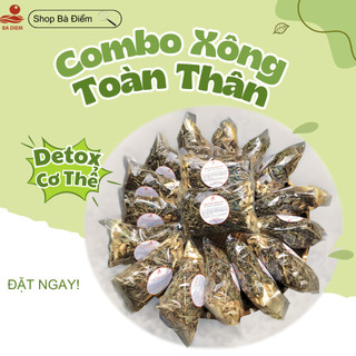 10 Gói Lá Xông Cảm - Thảo Dược Xông Hơi Toàn Thân Giải Độc Cơ Thể, Sát Khuẩn Hô Hấp