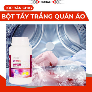 [2 HỘP] Bột Tẩy Trắng Quần Áo - Tẩy Trắng Quần Áo - Hộp Bột Giặt Trắng Mốc Ố Vàng, Javen Làm Sạch Vải - Duhali