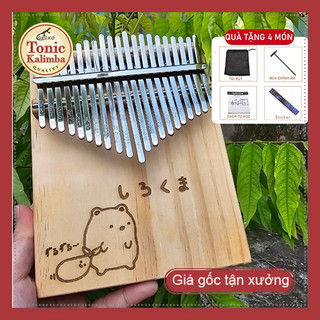 Tặng [Giấy dán] Đàn kalimba Tonic 217 phím Gỗ thông Switzerland cao cấp loại 1 TNS001- Hàng chính hãng