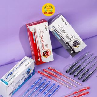 Bút bi thiên long fo-03 ngòi 0.5mm - bút bi mực đen,xanh, đỏ bút viết trơn êm, mực ra đều