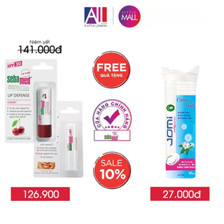 Son dưỡng bảo vệ môi Sebamed pH5.5 Sensitive Skin Lip Defense 4.8g TẶNG bông tẩy trang Jomi (Nhập khẩu)