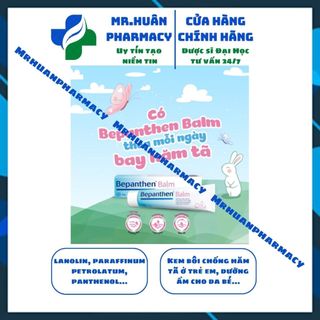 Bepanthen Balm 30g - Kem bôi chống hăm tã ở trẻ em, dưỡng ẩm cho da bé