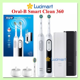 Bàn chải điện Oral-B Smart Clean 360 Rechargeable Toothbrush [Hàng Đức Mẫu Mới]