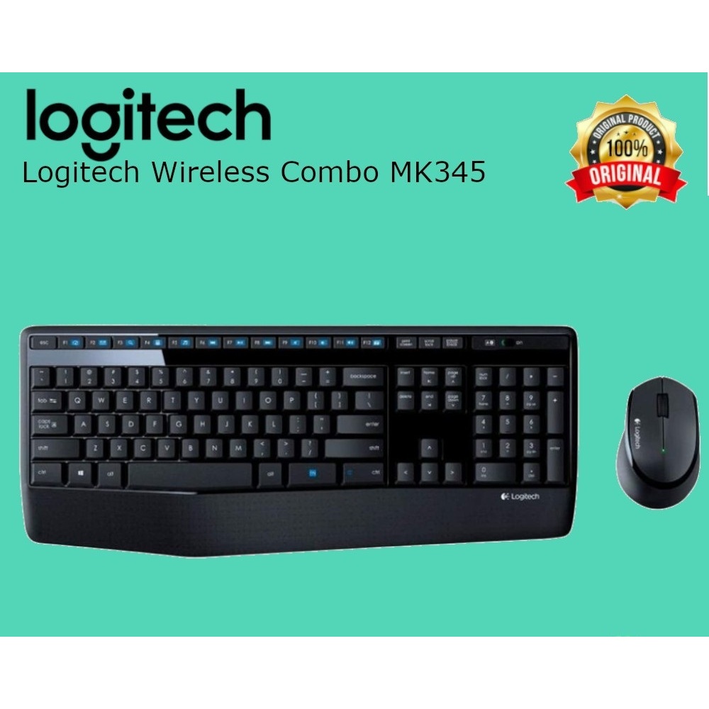 Bộ phím chuột không dây Logitech MK345