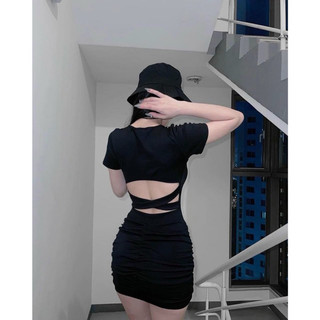 ĐẦM BODY CHÉO LƯNG ÔM BOONG STORE  DNX6