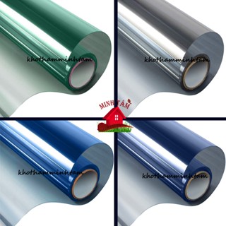 Giấy decal dán kính chống nắng nóng UV , phim cách nhiệt cửa sổ decan phản quang cho cửa kính chống nhìn trộm