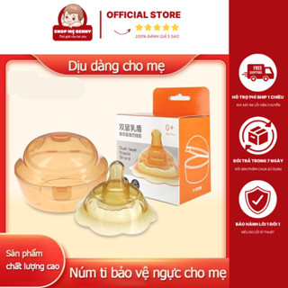 Núm trợ ti hỗ trợ cho con bú chống nứt cổ gà an toàn cho bé, tiện lợi cho mẹ