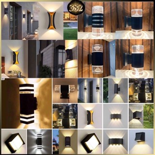 Đèn Led trang trí, đèn hắt 2 đầu gắn tường ngoài nhà, đèn phòng khách